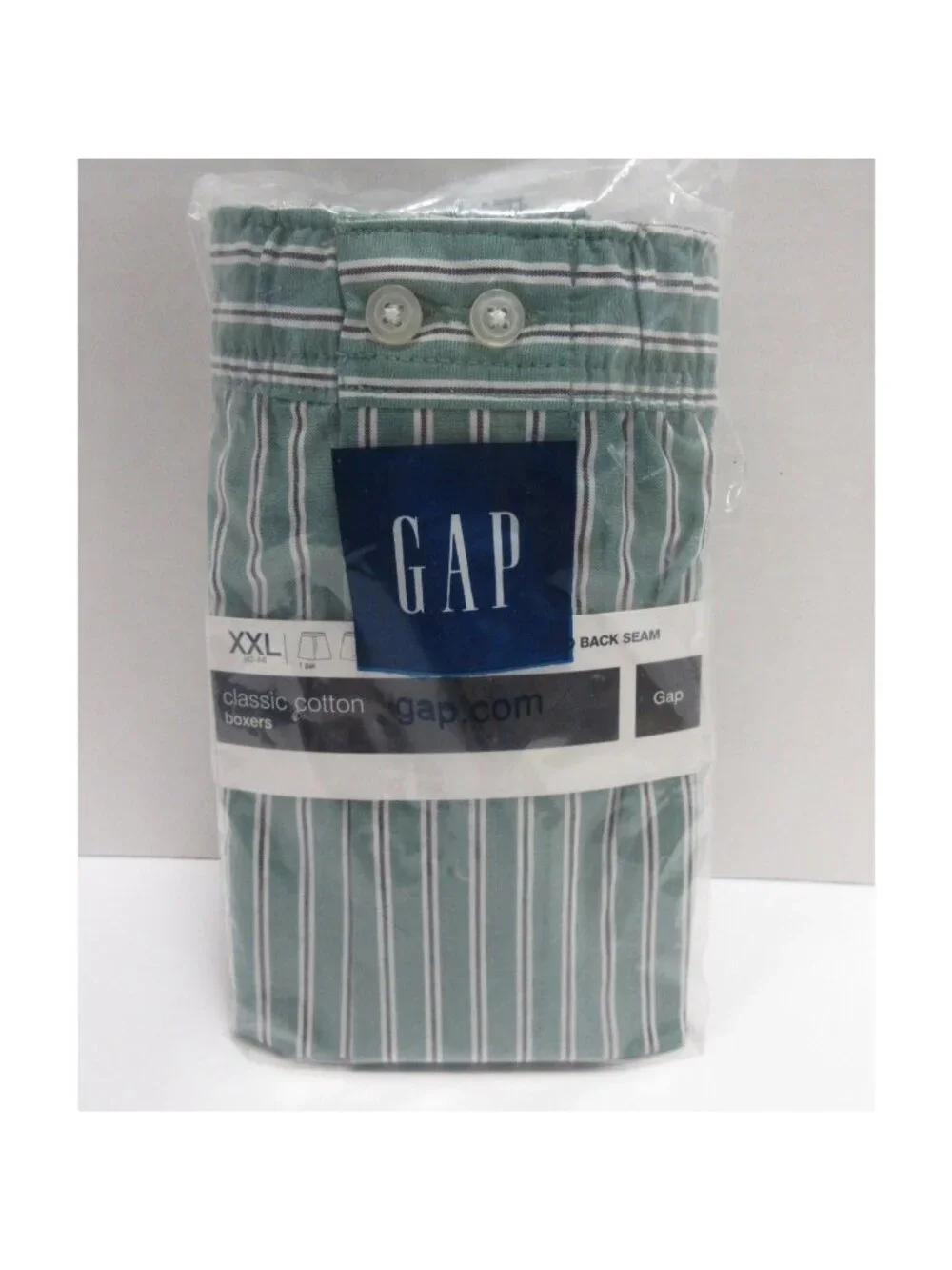 VTG Gap Underwear XXL Boxer Shorts Striped Classic Y2K Deadstock NEW